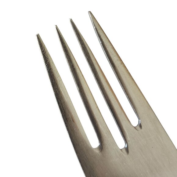 4 Elden Vintage Flower Fork Stainless 7" Rose Midcentury Colonial Style floral E - Picture 4 of 6